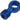 Hope 90 Degree Disc Brake Caliper Connector - Blue
