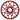 Wheels Manufacturing Gravel Direct Mount Chainring - 44t SRAM 8-Bolt Direct Mount 6.5mm Inboard Offset T-Type Chain Compatible Red