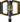 Crankbrothers Mallet DH 11 Pedals - Dual Sided Clipless Platform Aluminum 9/16" BLK/Gold