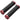 Reverse R-Shock Lock-On Grips 31mm - Black/Red  