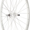 Quality Wheels Value Single Wall Series Rear Wheel - 700 QR x 130mm Rim Brake Freewheel Silver Clincher 36H