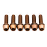 Better Bolts Deity Copperhead Ti  Stem Bolt Kit Copper 6/Count