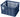 Basil Crate Basket - Medium 29.5L Recycled Plastic Bluestone