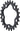 MSW Chainring - 30T 74mm BCD Inner Black