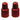 Yokozuna Alloy Valve Cap Presta Red - Pair