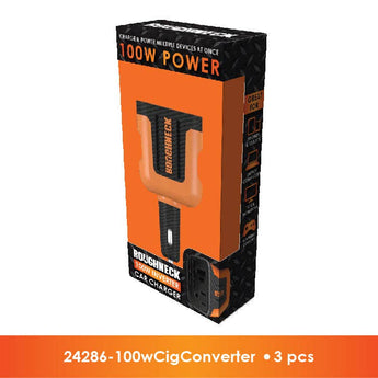 Car Charger Power Inverter 100w 3 Port With Plug- 3/Pack - Gio's Outdoors
