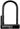 Kryptonite Keeper U-Lock - 3.25 x 6" Keyed Black Includes bracket