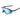 100% Slendale Hiper Black/Blue Eyewear