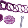 Wheels Manufacturing Pro StackRight Headset Spacer Kit - Purple