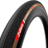 Vittoria Terreno T10 Hardpack Tire - 700 x 45 Tubeless Folding BLK/Brown Gravel Endurance Graphene G2.0
