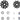 microSHIFT Acolyte Rear Derailleur Pulley Kit - Compatible Acolyte Long Cage Rear Deraileur