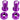Stan's Tubeless Valve Stem Cap Color Kit - Purple Pair