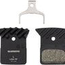 Shimano L05A-RF Disc Brake Pad Spring - Resin Compound Finned Alloy Back Plate One Pair