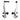 Clarks 960DX V-Brake Caliper Frt or Rr Silver 110mm