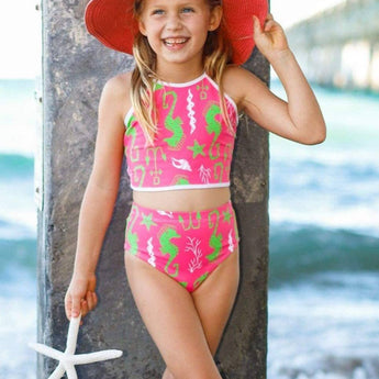 Kids Staycation Two Piece Swimsuit