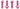 Wolf Tooth Water Bottle Cage Bolts - Set/4 Aluminum Pink