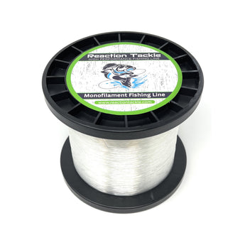 Reaction Tackle Nylon Monofilament Fishing Line - 1 Pound Jumbo Spools - Gio's Outdoors