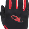 Lizard Skins Monitor AM Gloves - Jet Black/Crimson Full Finger Medium