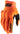 100% Cognito Gloves - Flourescent Orange/Black Full Finger Men's Small