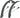 SKS Veloflexx 65 29"  Clip-On Fender Set - 29x2.35 Black