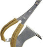MKS Toe Clips with Leather Steel - Large