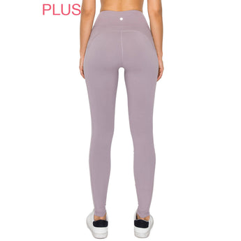 Plus Size Premium High Waist Solid Activewear Leggings - Gio's Outdoors