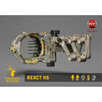 Trophy Ridge React H5 Sight 5 Pins - Gio's Outdoors