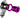 Wheels Manufacturing Universal Derailleur Hanger - 404-7 For Frames designed to accept SRAM UDH BLK/Purple