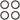 Fulcrum R0-003 Ball Bearing Ring - 4 Pieces