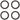 Fulcrum R0-003 Ball Bearing Ring - 4 Pieces