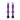 Peaty's Alloy Presta Tubeless Valve Stem Violet 42mm Pair