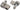 Jagwire Stainless Cable Grip Adjustable Fits Up to 6mm Pair