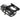 Genetic Pro Track Pedals Black with Black Cage