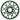 Wheels Manufacturing Gravel Direct Mount Chainring - 42t SRAM 8-Bolt Direct Mount 6.5mm Inboard Offset T-Type Chain Compatible Green