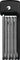ABUS Bordo uGrip Lite Mini 6055 Keyed Folding Lock: 60cm Black