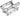 MKS Sylvan Track Next Pedals - Platform Aluminum 9/16" Silver