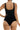 Double Layered Sleeveless Square Neck Bodysuit - Black - Gio's Outdoors