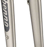 Benno Boost Replacement Fork - Aluminum 2022+ Thru-Axle 24" Post Mount Titanium Gray
