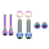Better Bolts Shimano Brake Ti Bolt Kit SLX/XT/SAINT Rainbow