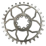 5Dev Titanium 8-Bolt Chainring 3mm Offset 30T Raw/Silver