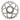 5Dev Titanium 8-Bolt Chainring 3mm Offset 32T Raw/Silver