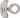 MKS BMX Chain Tensioner - For 9.5 - 10 mm axles 8mm thick dropouts Gray