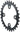 Full Speed Ahead MTB 11-Speed Chainring 28t 68mm Black