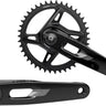 SRAM Rival 1x XPLR AXS Power Meter Wide Crankset - 172.5mm 12/13-Speed 42t 8-Bolt Direct Mount DUB PM Spindle BLK E1