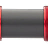 Chris King ThreadFit 24 Bottom Bracket Fit Kit 4 - English For Shimano Hollowtech II Red