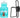 MSW Kids Water Bottle and Cage Kit - Moose w/ Black Cage
