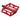 Reverse Super Shape Pedals Red  