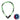 Abus Tresor 6807C Chain Lock Combination 7mm 110cm 3.6' Sage Green