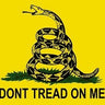 DON'T TREAD ON ME 3X5 FLAG (Yellow) - Gio's Outdoors