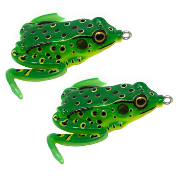 Reaction Tackle 2.25" Hollow Body Frogs with Swimming Legs (2-Pack) - Gio's Outdoors